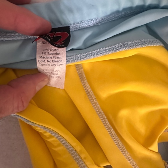 Pistol Pete Argentina Square Cut Swimsuit Medium 32-40" waist Gently worn - Picture 5 of 5